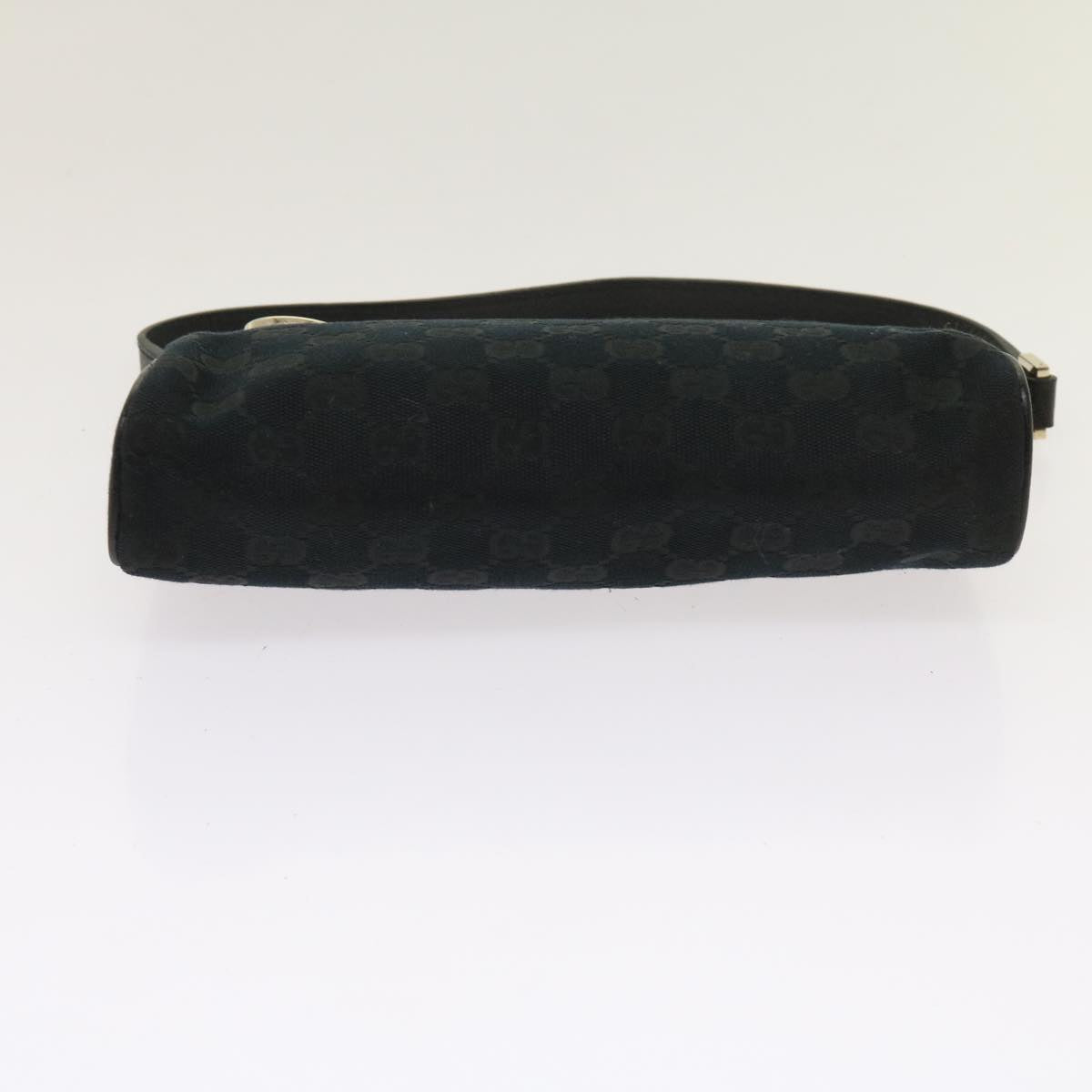 GUCCI GG Canvas Abbey Accessory Pouch Black 145750 Auth tb1023