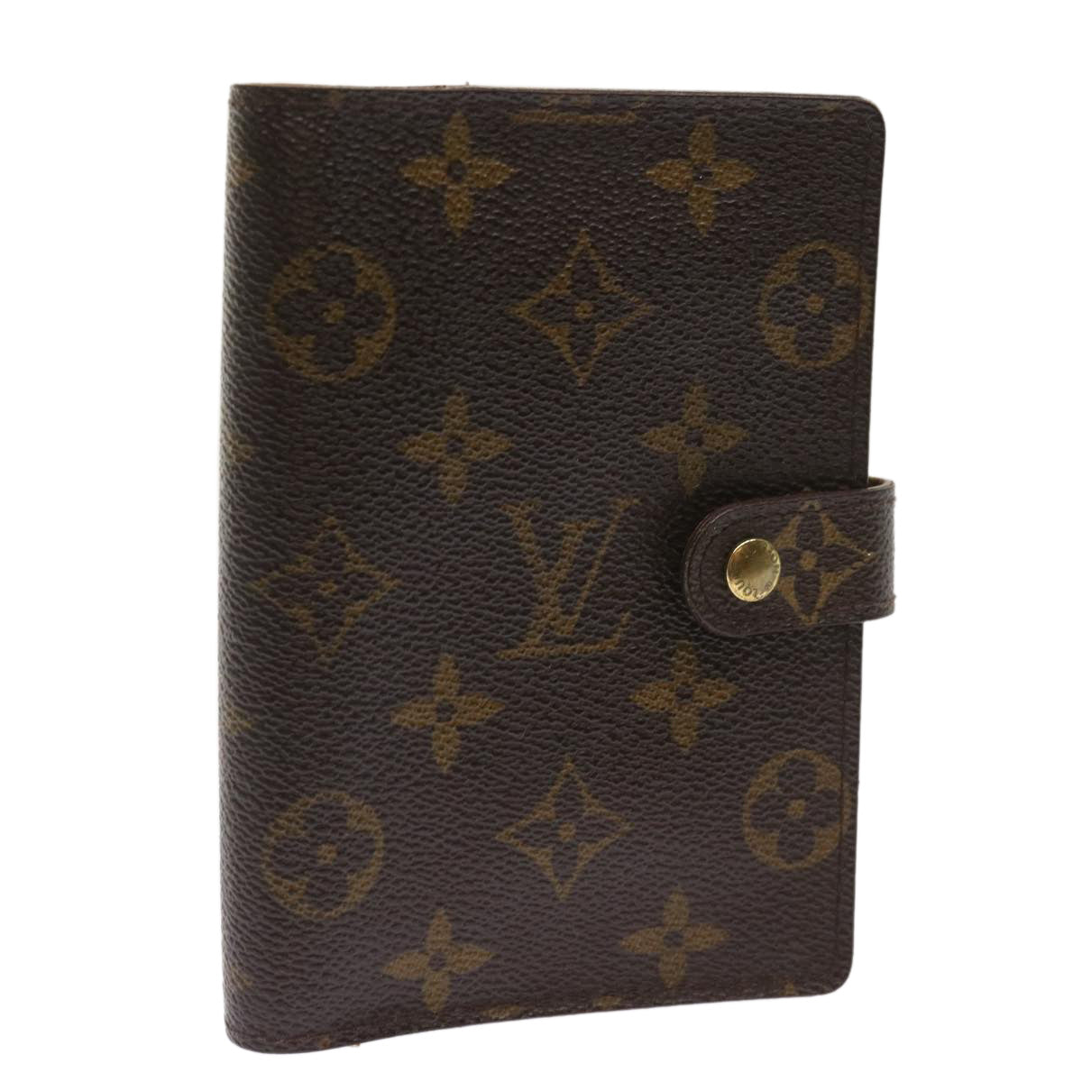 LOUIS VUITTON Monogram Agenda PM Day Planner Cover R20005 LV Auth tb1025