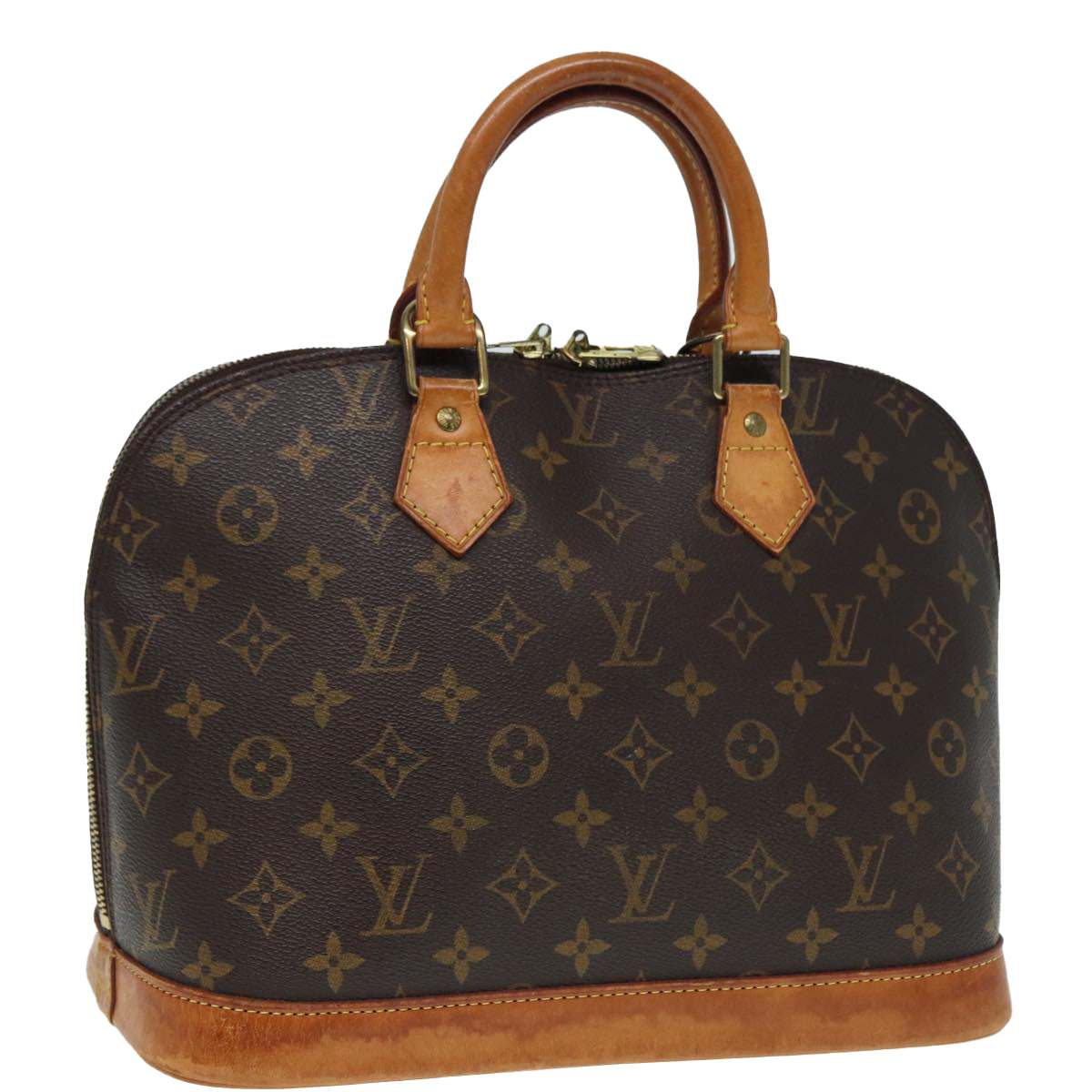 LOUIS VUITTON Monogram Alma Hand Bag M51130 LV Auth tb1109