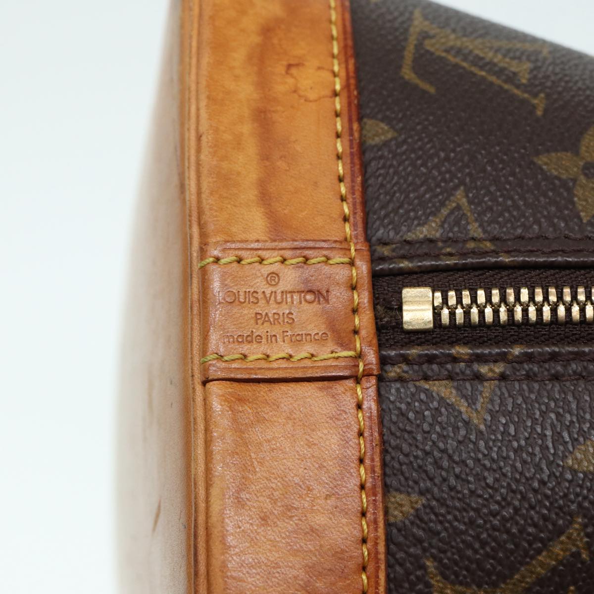 LOUIS VUITTON Monogram Alma Hand Bag M51130 LV Auth tb1109