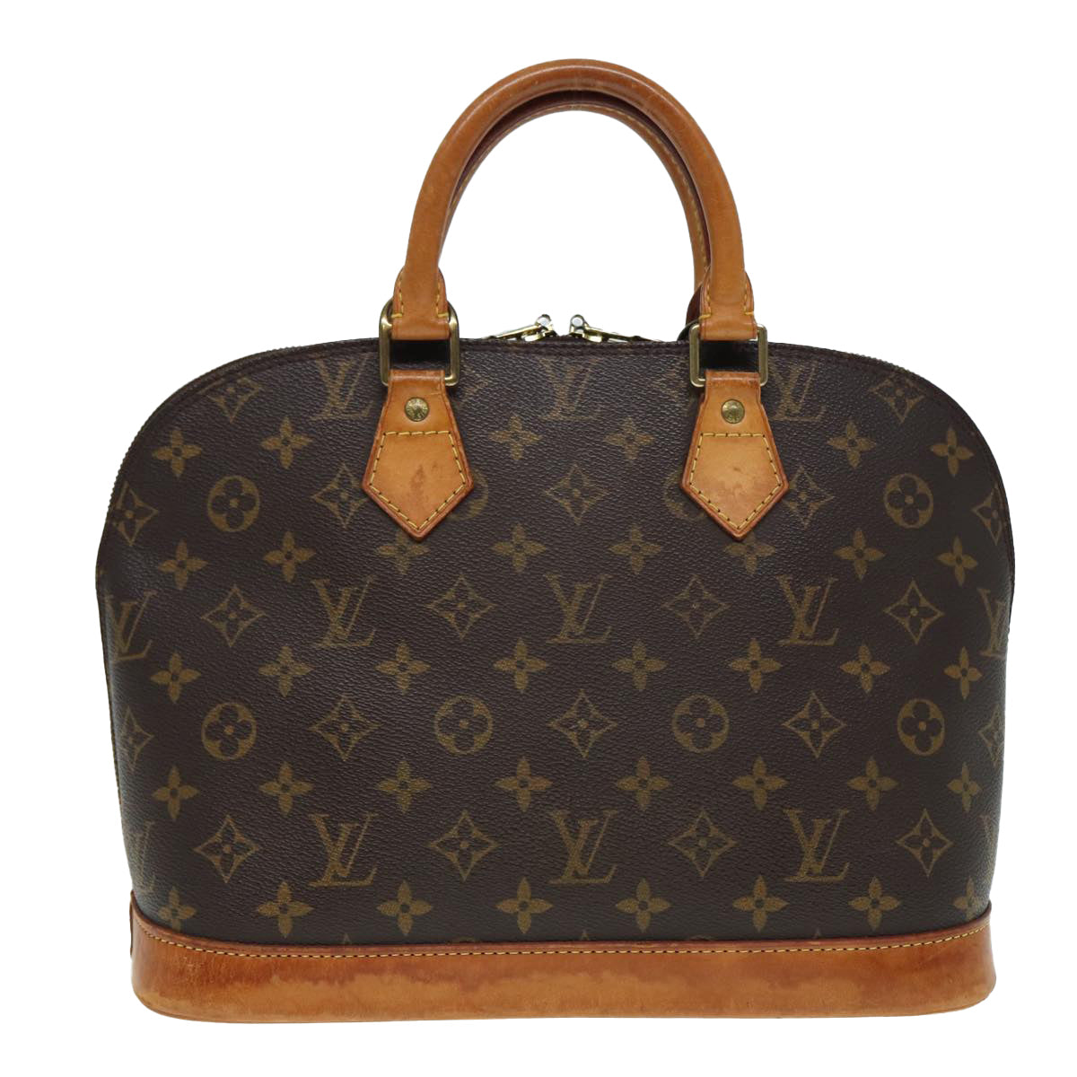 LOUIS VUITTON Monogram Alma Hand Bag M51130 LV Auth tb1109