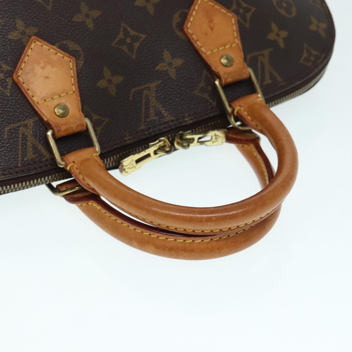 LOUIS VUITTON Monogram Alma Hand Bag M51130 LV Auth tb1109