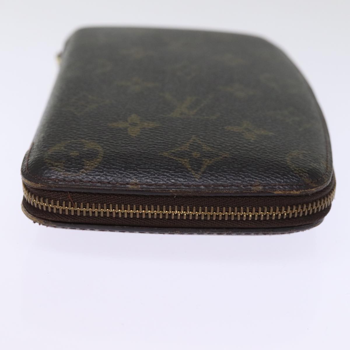 LOUIS VUITTON Monogram Agenda Jet Travel Case M62850 LV Auth tb1113