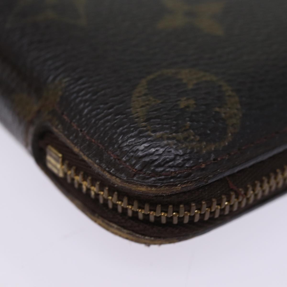 LOUIS VUITTON Monogram Agenda Jet Travel Case M62850 LV Auth tb1113