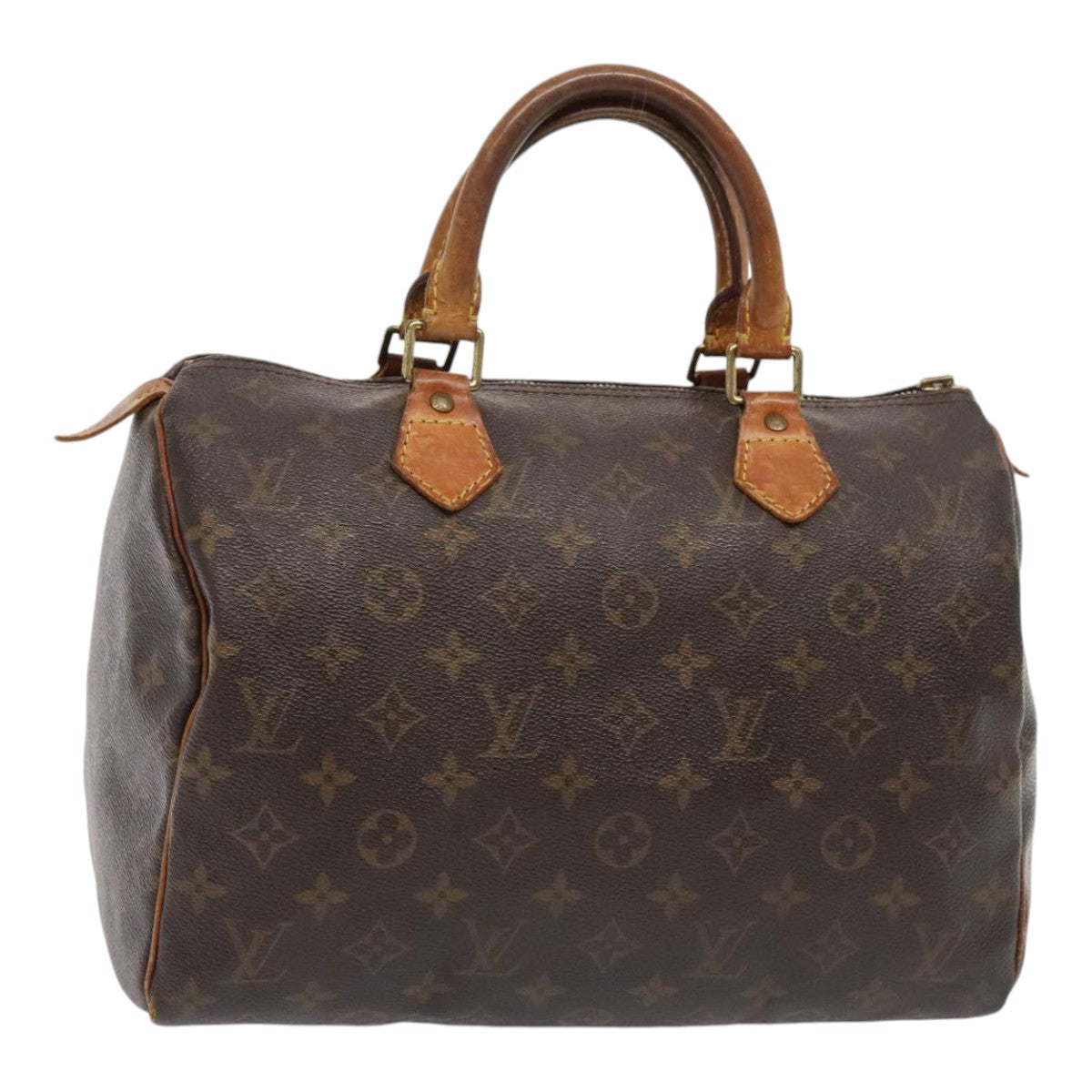 LOUIS VUITTON Monogram Speedy 30 Hand Bag M41526 LV Auth tb1120