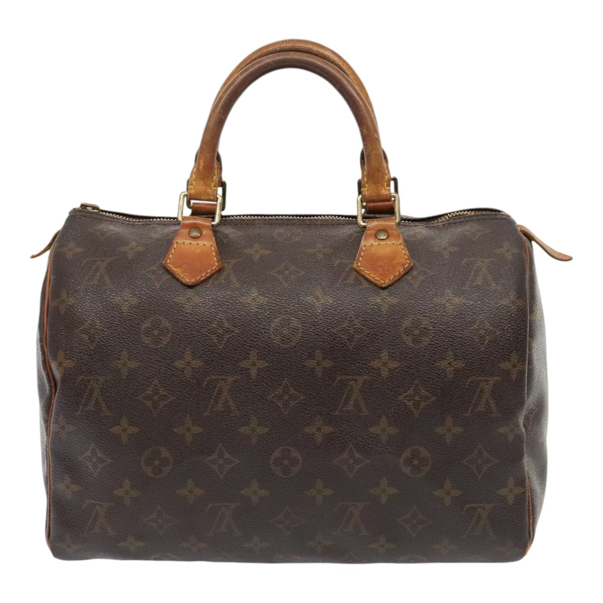 LOUIS VUITTON Monogram Speedy 30 Hand Bag M41526 LV Auth tb1120