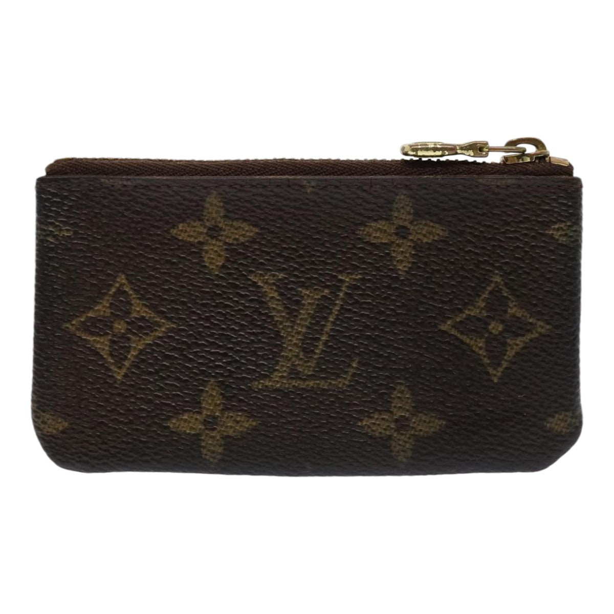 LOUIS VUITTON Monogram Pochette Cles Coin Purse M62650 LV Auth tb1141