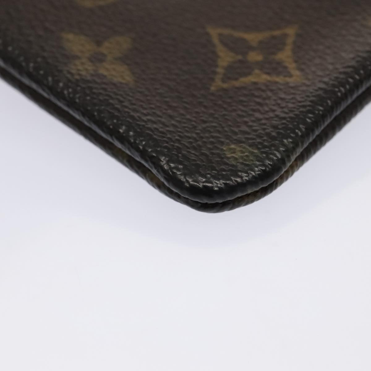 LOUIS VUITTON Monogram Pochette Cles Coin Purse M62650 LV Auth tb1141