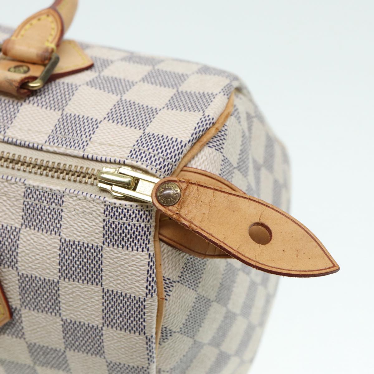 LOUIS VUITTON Damier Azur Speedy 25 Hand Bag N41534 LV Auth tb1153