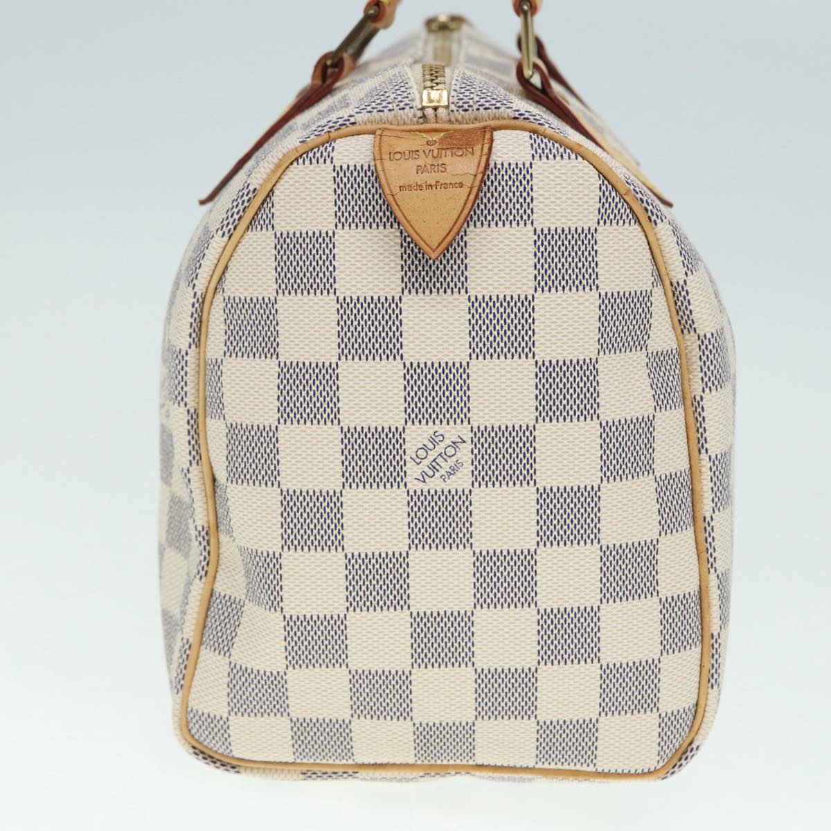 LOUIS VUITTON Damier Azur Speedy 25 Hand Bag N41534 LV Auth tb1153