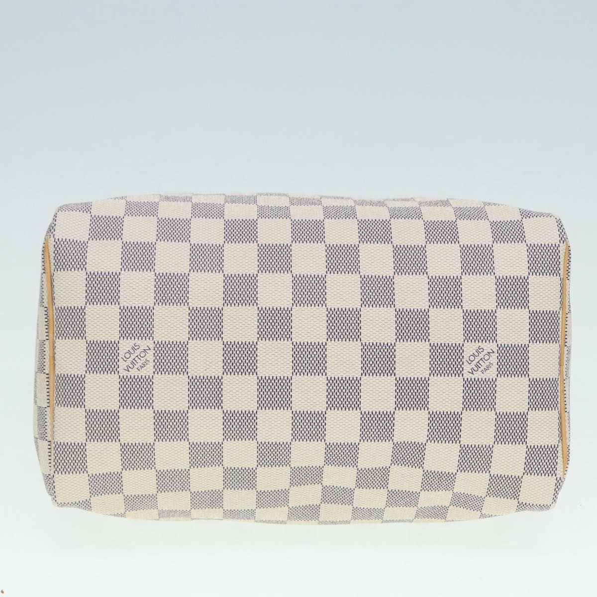 LOUIS VUITTON Damier Azur Speedy 25 Hand Bag N41534 LV Auth tb1153