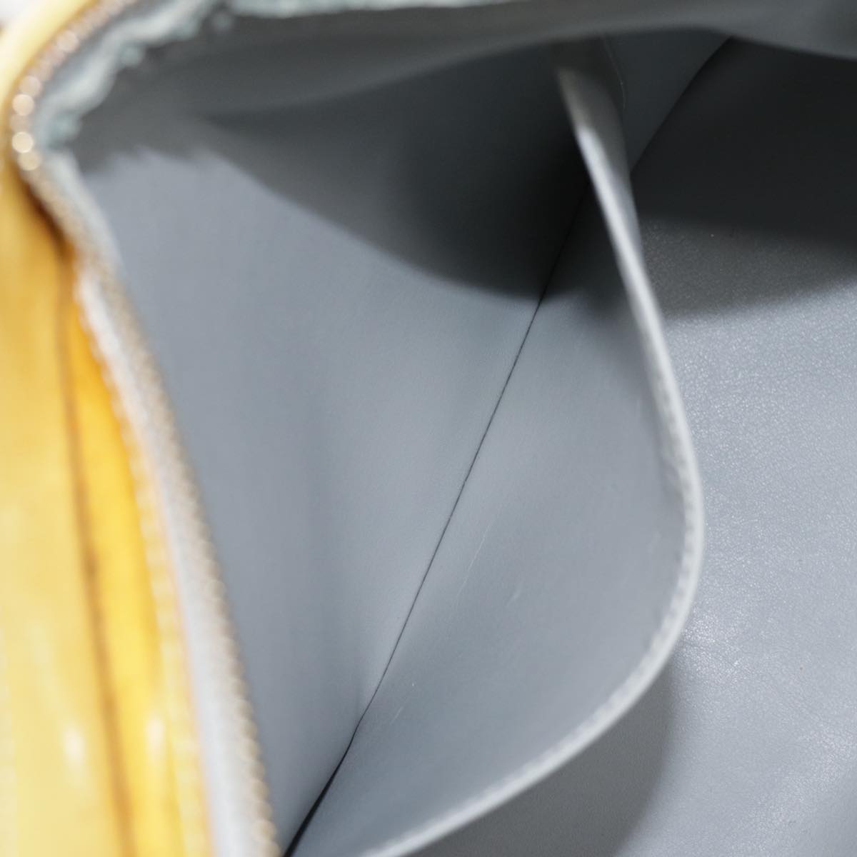 LOUIS VUITTON Monogram Vernis Houston Hand Bag Gris M91053 LV Auth tb1165