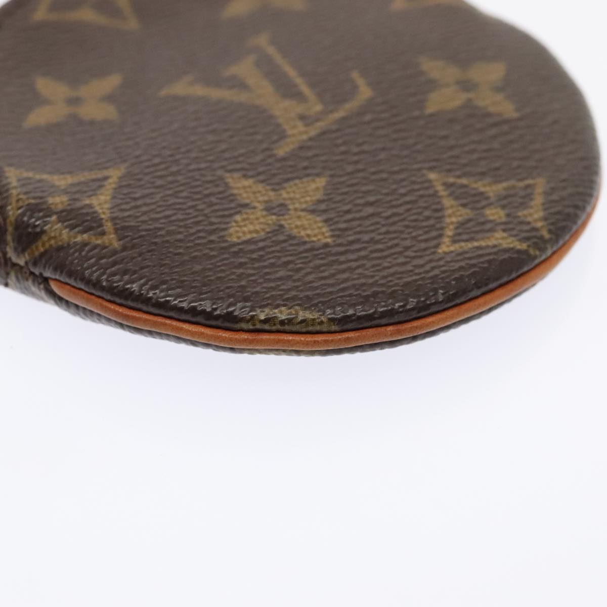 LOUIS VUITTON Monogram Porte Monnaie Rond Coin Purse M61926 LV Auth tb1168