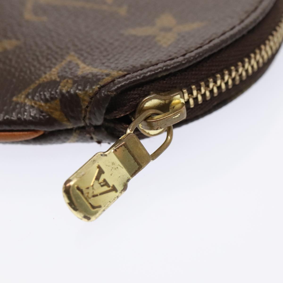 LOUIS VUITTON Monogram Porte Monnaie Rond Coin Purse M61926 LV Auth tb1168