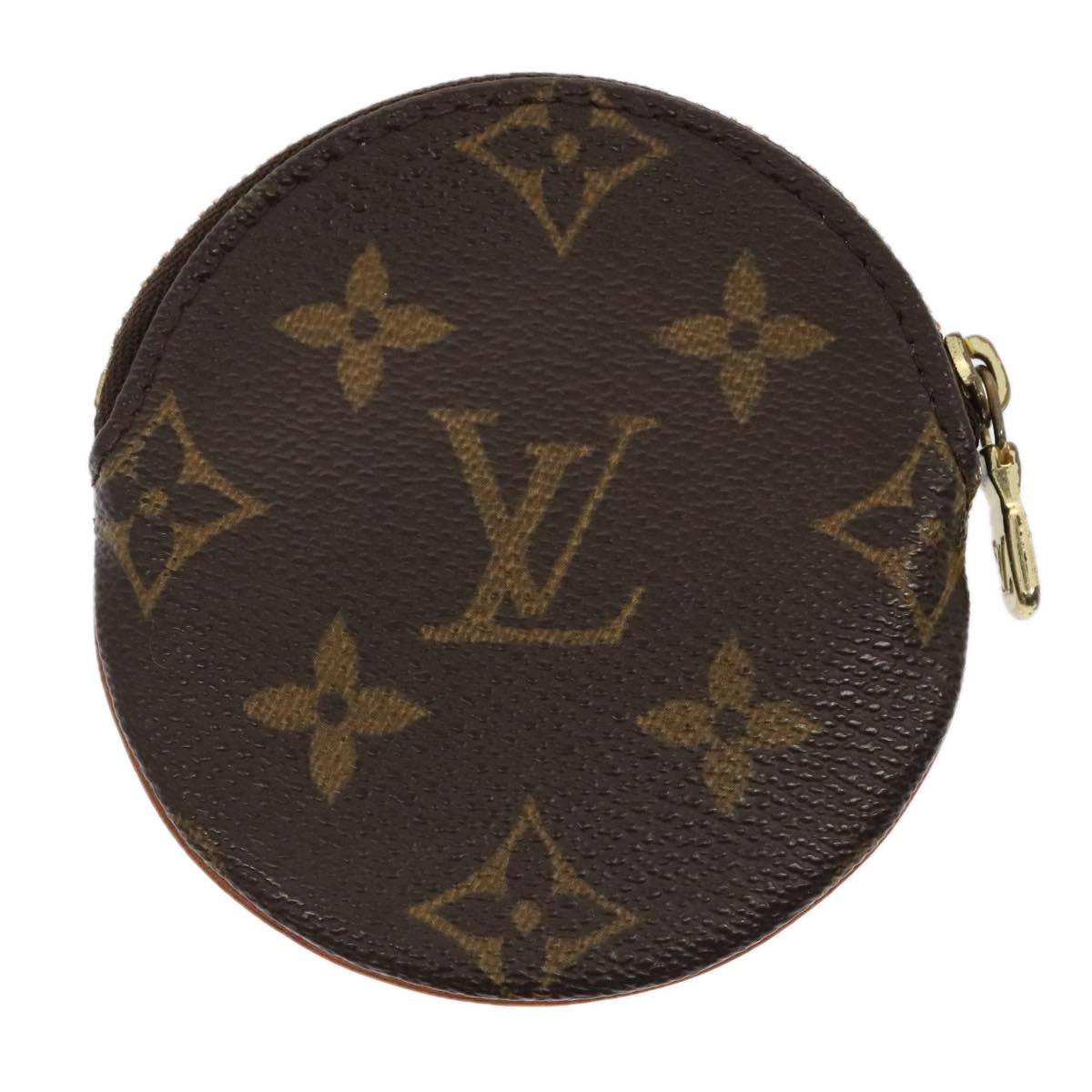 LOUIS VUITTON Monogram Porte Monnaie Rond Coin Purse M61926 LV Auth tb1168