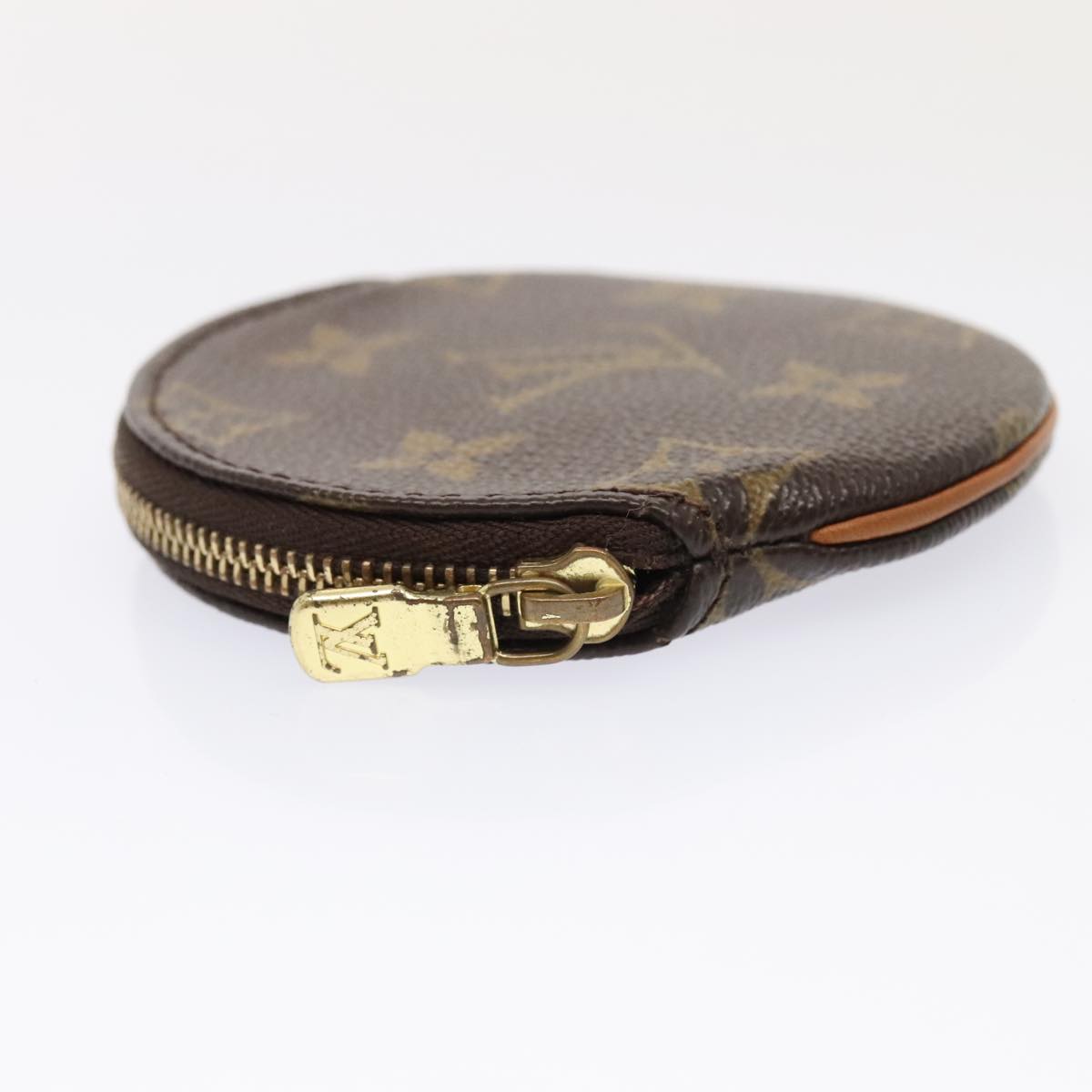 LOUIS VUITTON Monogram Porte Monnaie Rond Coin Purse M61926 LV Auth tb1168