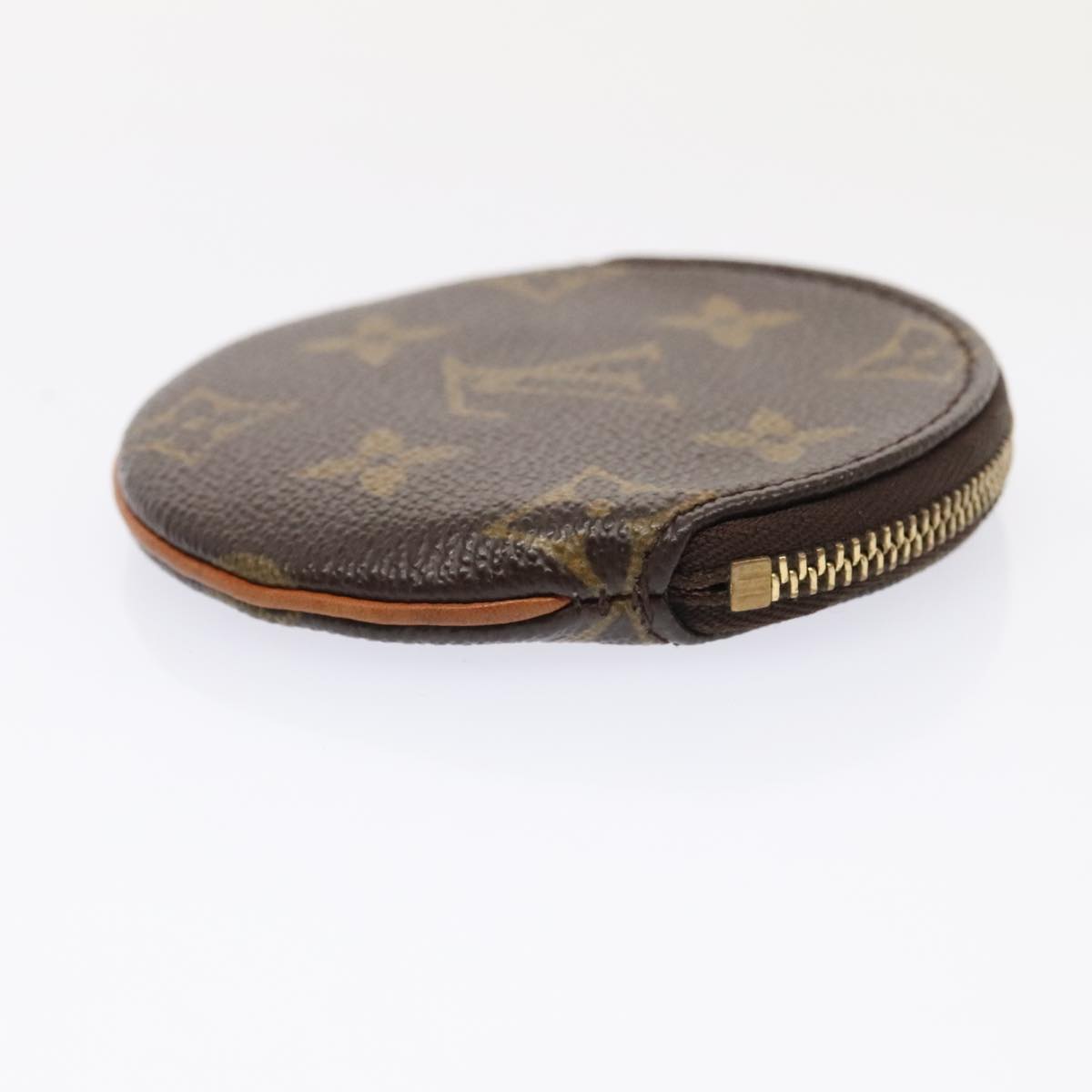 LOUIS VUITTON Monogram Porte Monnaie Rond Coin Purse M61926 LV Auth tb1168