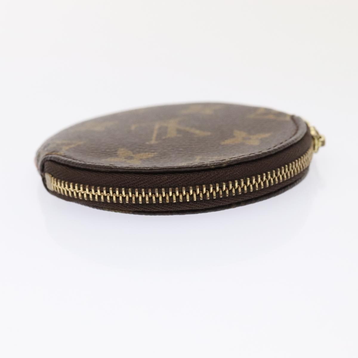 LOUIS VUITTON Monogram Porte Monnaie Rond Coin Purse M61926 LV Auth tb1168