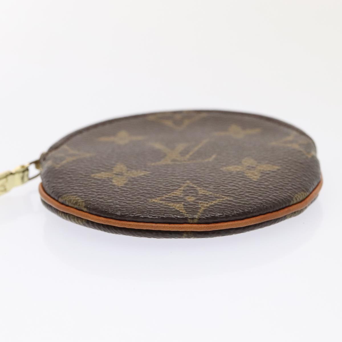 LOUIS VUITTON Monogram Porte Monnaie Rond Coin Purse M61926 LV Auth tb1168