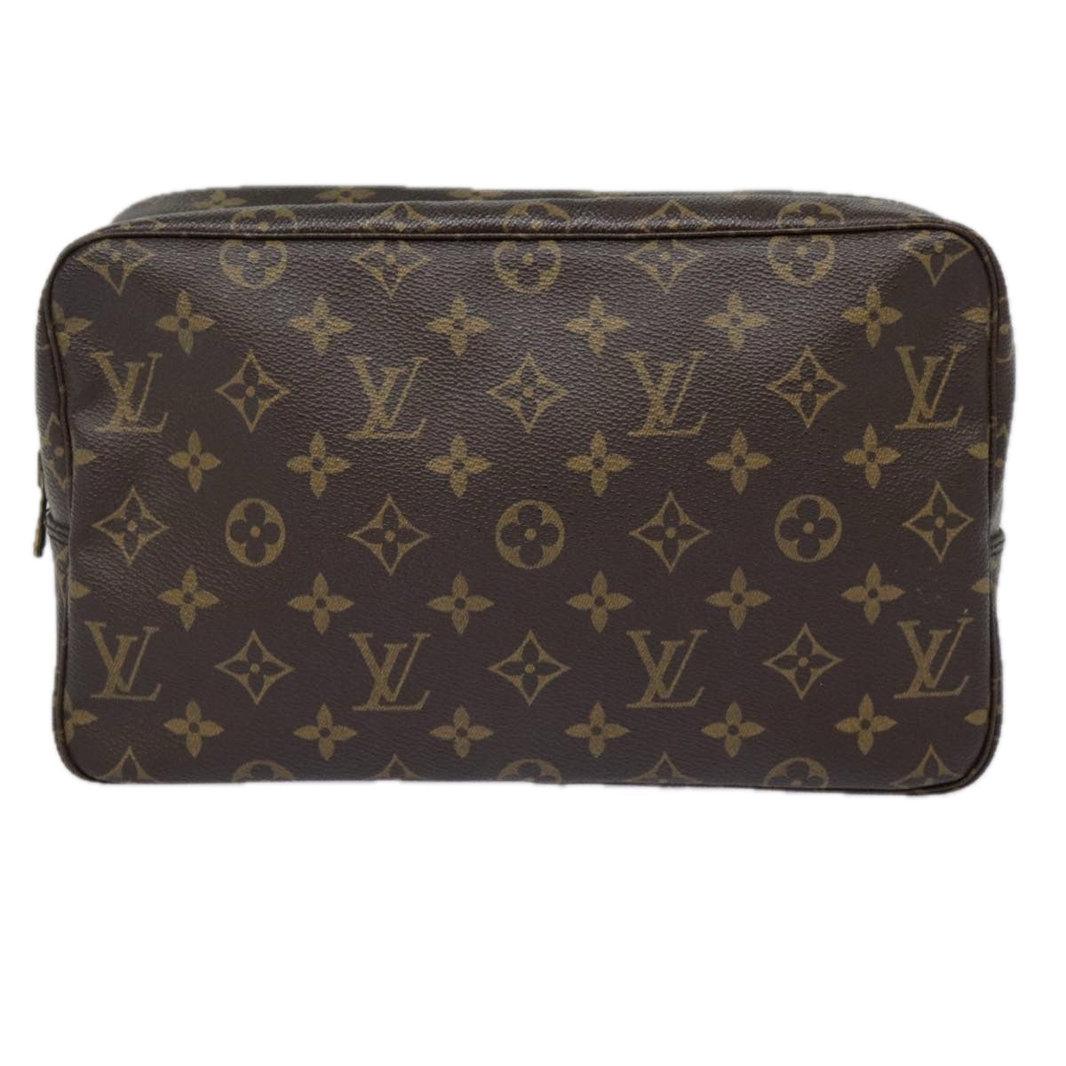 LOUIS VUITTON Monogram Trousse Toilette 28 Clutch Bag M47522 LV Auth tb1194