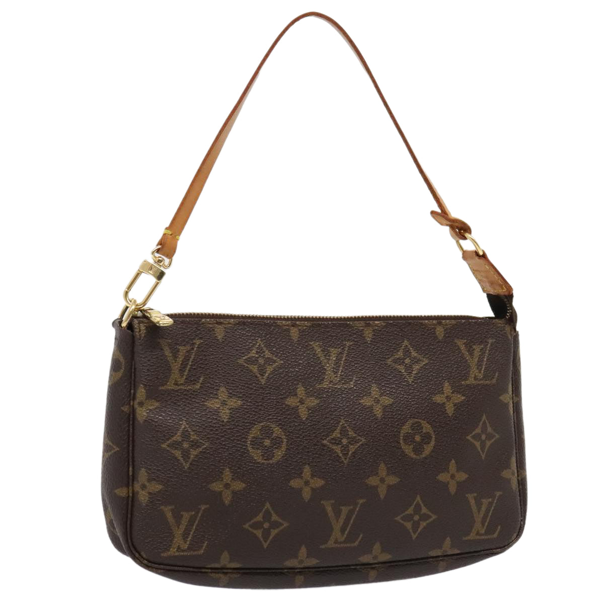 LOUIS VUITTON Monogram Pochette Accessoires Pouch M51980 LV Auth tb1197