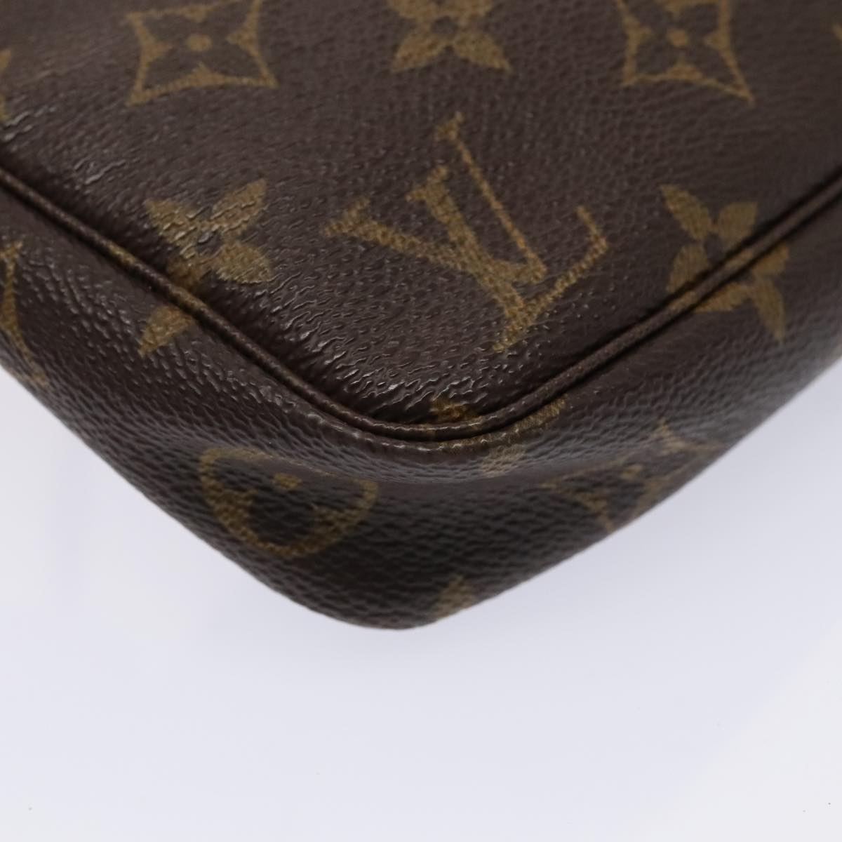 LOUIS VUITTON Monogram Pochette Accessoires Pouch M51980 LV Auth tb1197