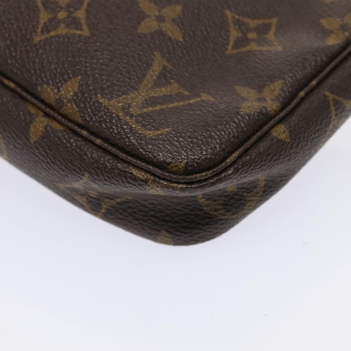 LOUIS VUITTON Monogram Pochette Accessoires Pouch M51980 LV Auth tb1197