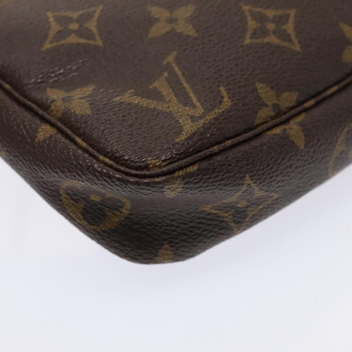 LOUIS VUITTON Monogram Pochette Accessoires Pouch M51980 LV Auth tb1197