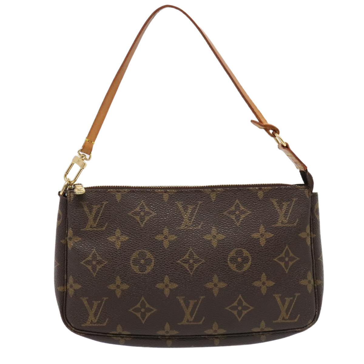 LOUIS VUITTON Monogram Pochette Accessoires Pouch M51980 LV Auth tb1197