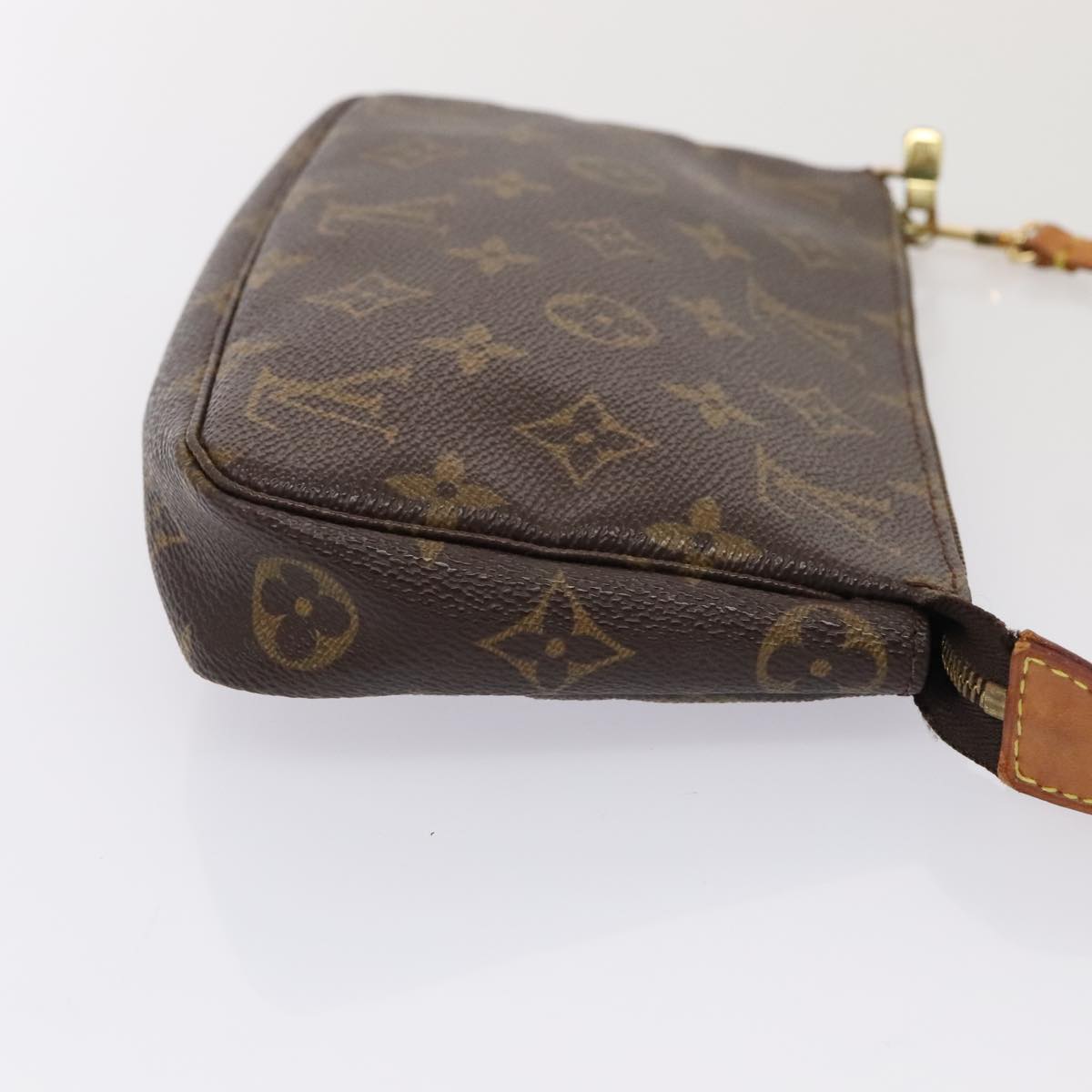 LOUIS VUITTON Monogram Pochette Accessoires Pouch M51980 LV Auth tb1197