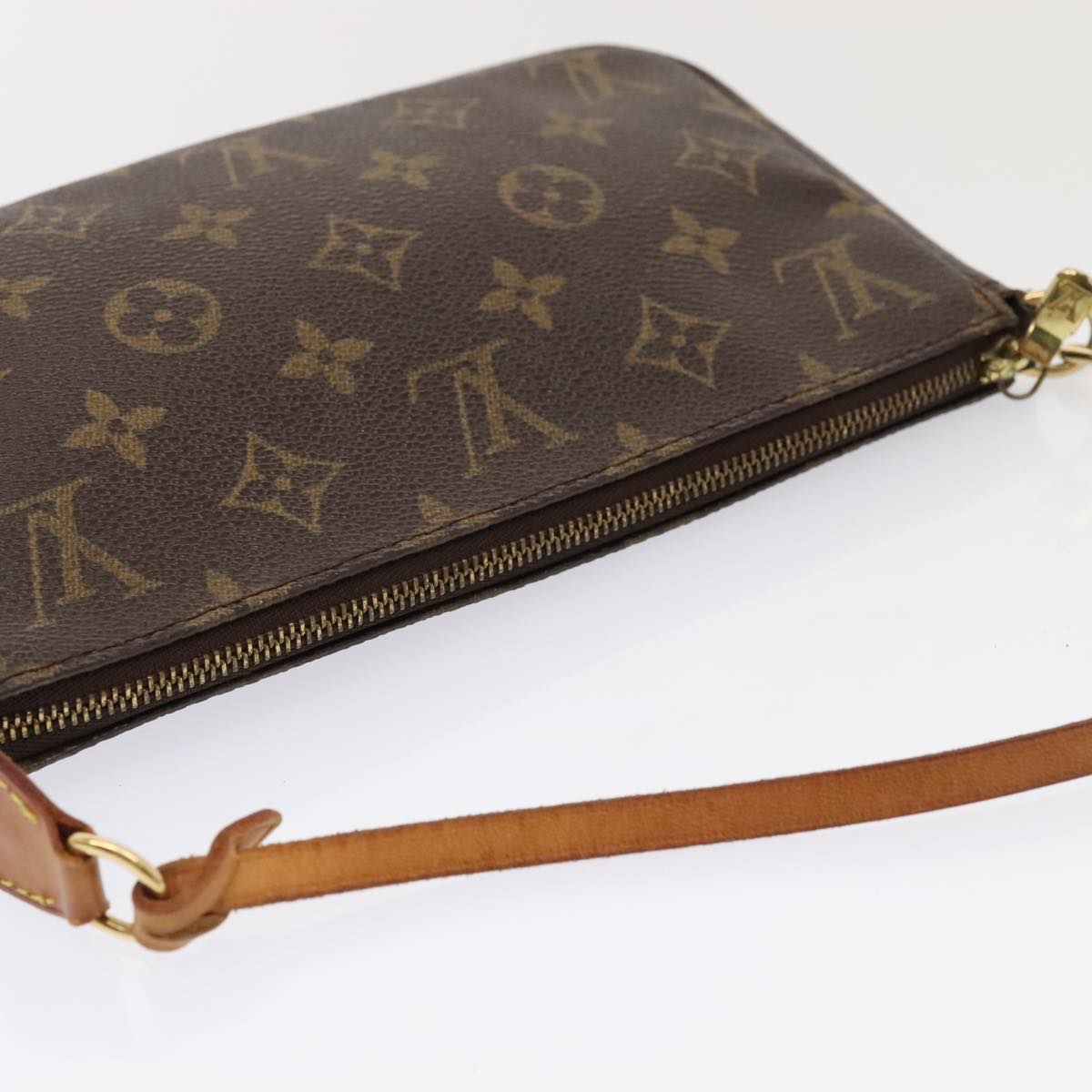 LOUIS VUITTON Monogram Pochette Accessoires Pouch M51980 LV Auth tb1197