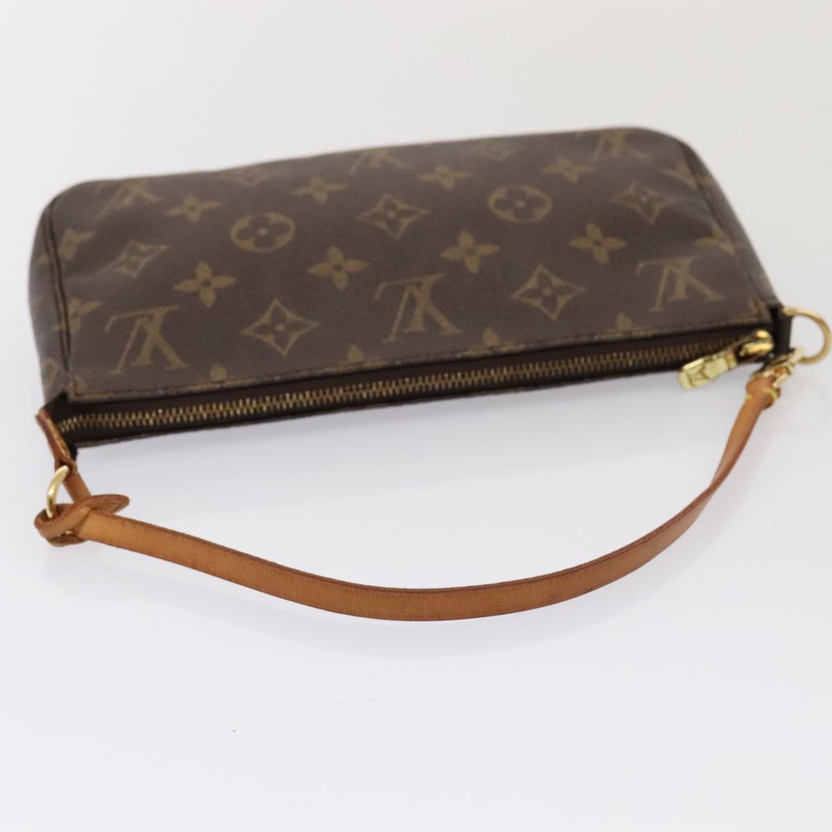 LOUIS VUITTON Monogram Pochette Accessoires Pouch M51980 LV Auth tb1197