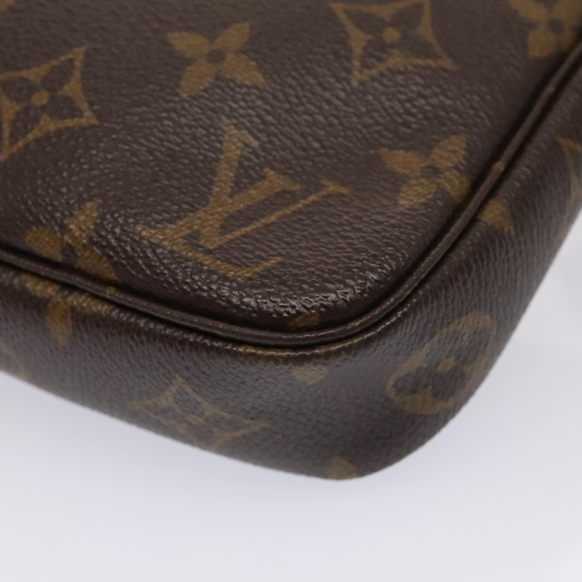 LOUIS VUITTON Monogram Pochette Accessoires Pouch M51980 LV Auth tb1198