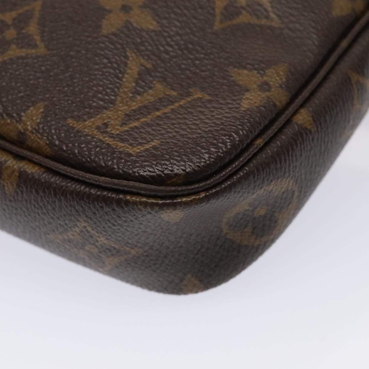 LOUIS VUITTON Monogram Pochette Accessoires Pouch M51980 LV Auth tb1198