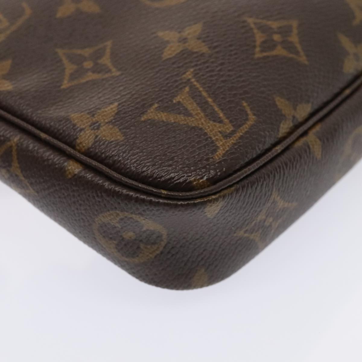 LOUIS VUITTON Monogram Pochette Accessoires Pouch M51980 LV Auth tb1198