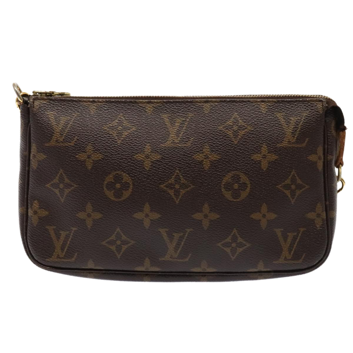 LOUIS VUITTON Monogram Pochette Accessoires Pouch M51980 LV Auth tb1198