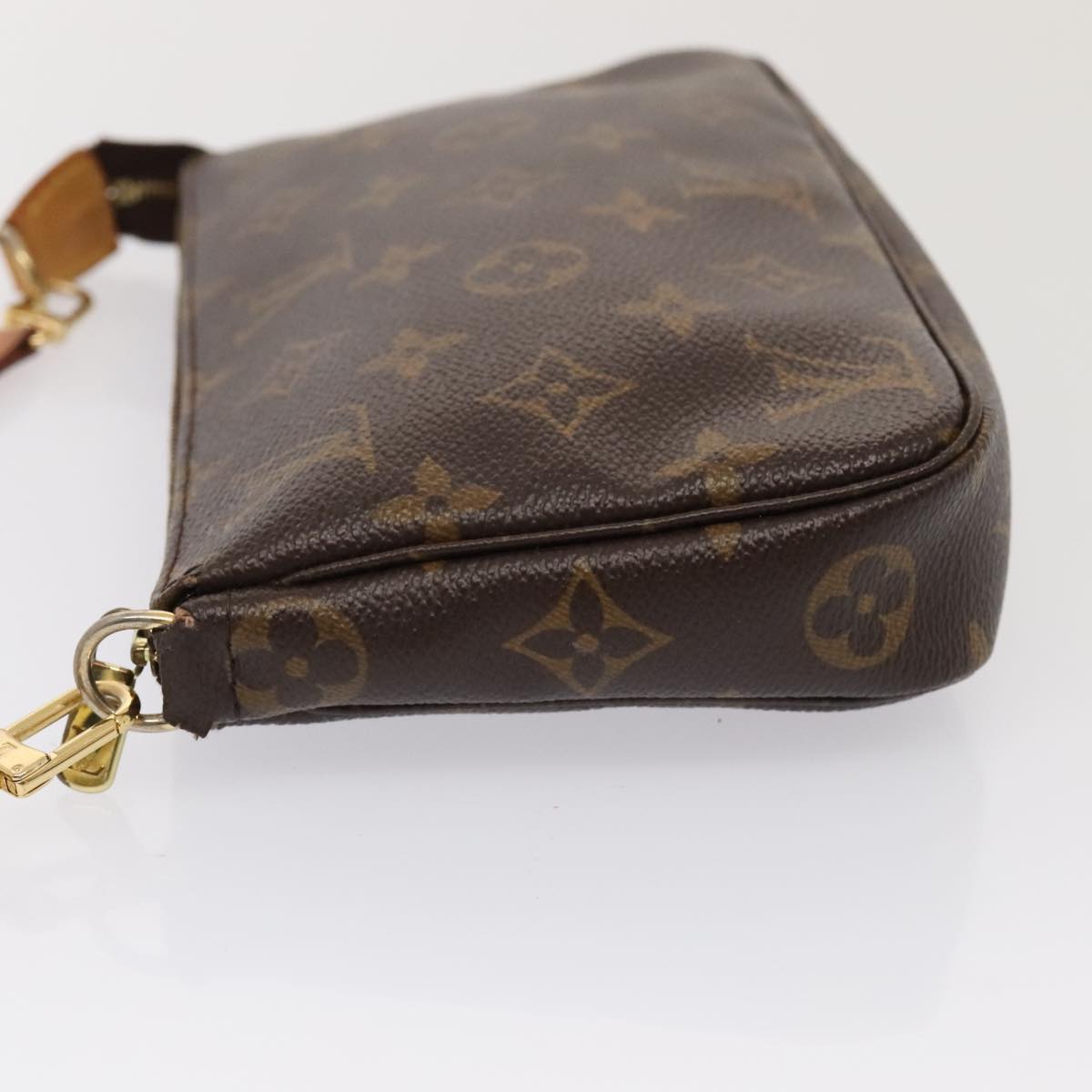 LOUIS VUITTON Monogram Pochette Accessoires Pouch M51980 LV Auth tb1198