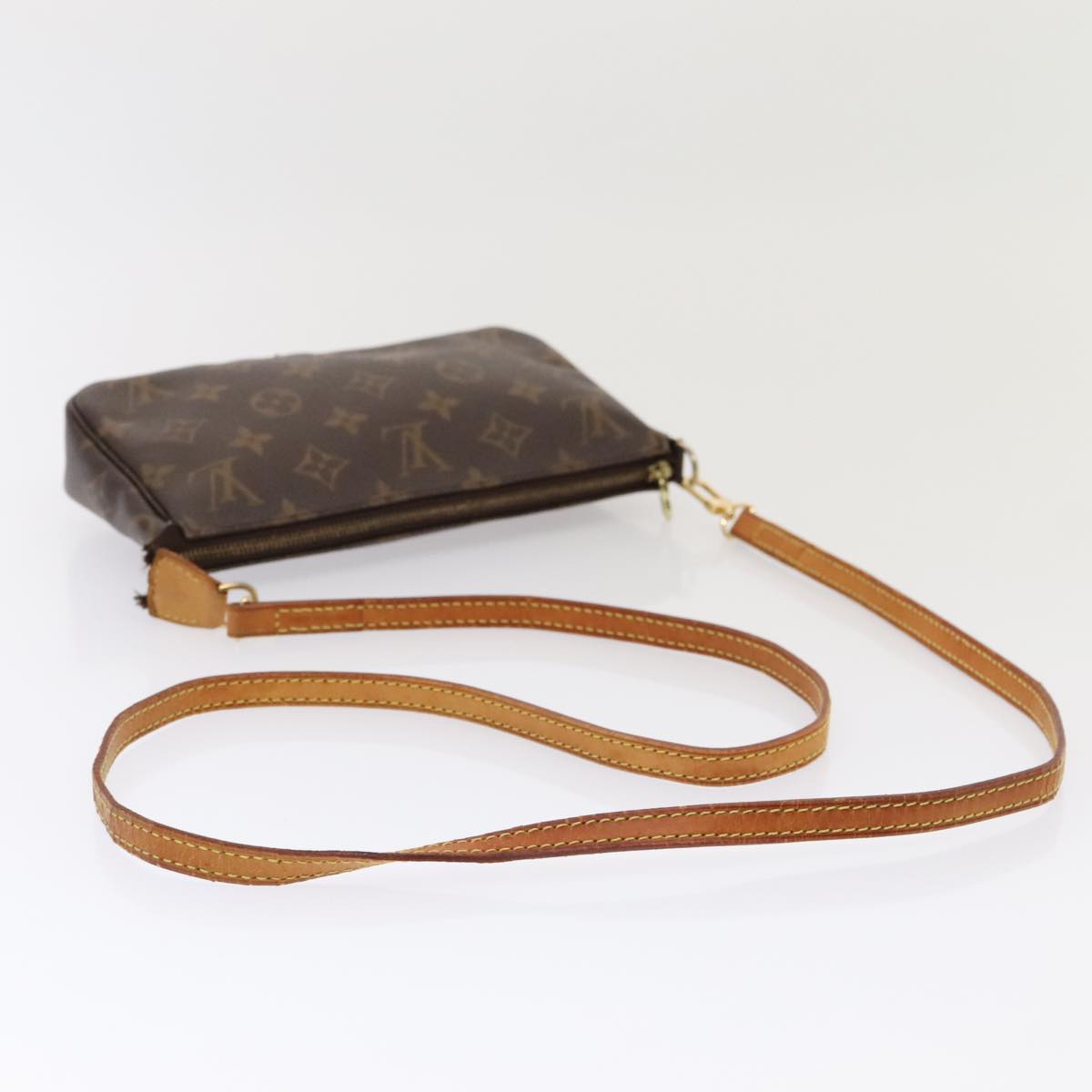 LOUIS VUITTON Monogram Pochette Accessoires Pouch M51980 LV Auth tb1198