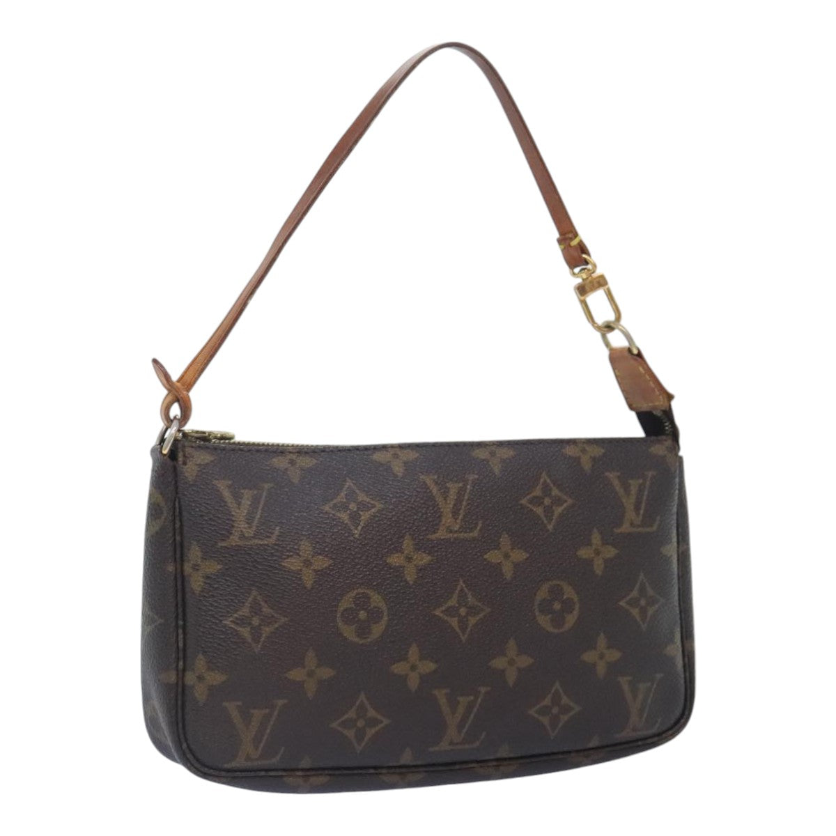 LOUIS VUITTON Monogram Pochette Accessoires Pouch M51980 LV Auth tb1199