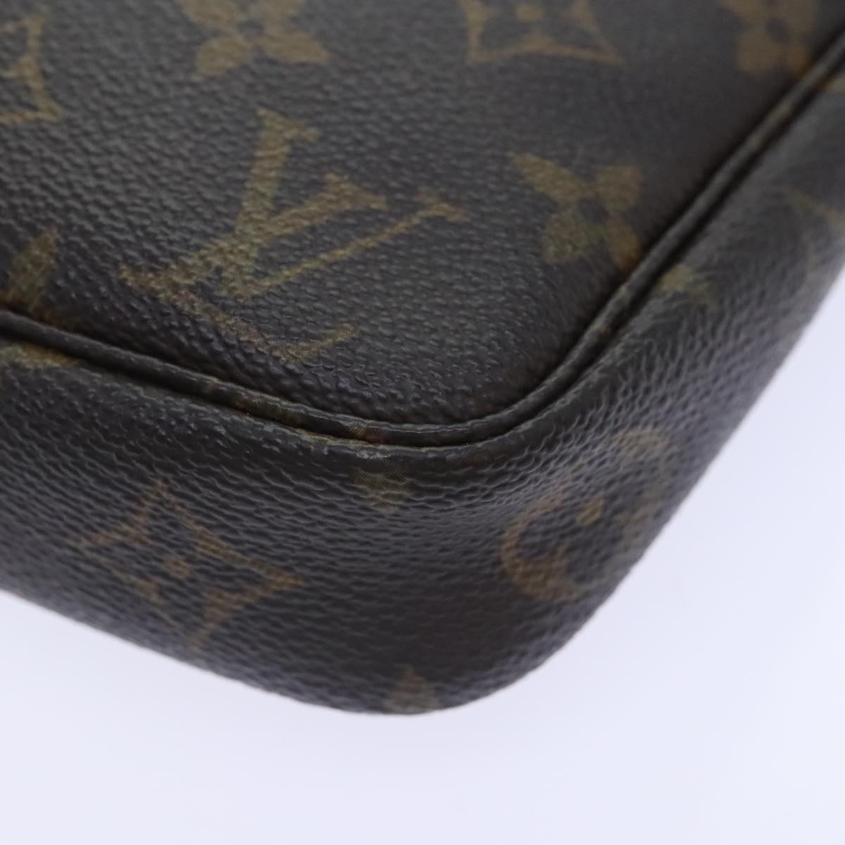 LOUIS VUITTON Monogram Pochette Accessoires Pouch M51980 LV Auth tb1199