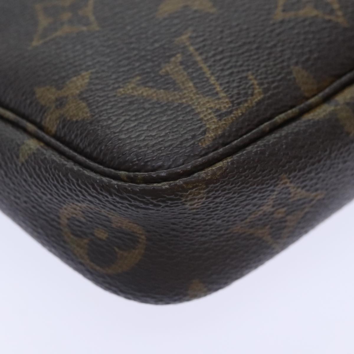 LOUIS VUITTON Monogram Pochette Accessoires Pouch M51980 LV Auth tb1199