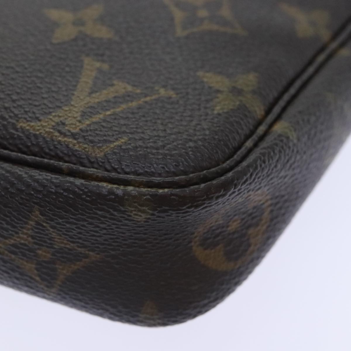 LOUIS VUITTON Monogram Pochette Accessoires Pouch M51980 LV Auth tb1199