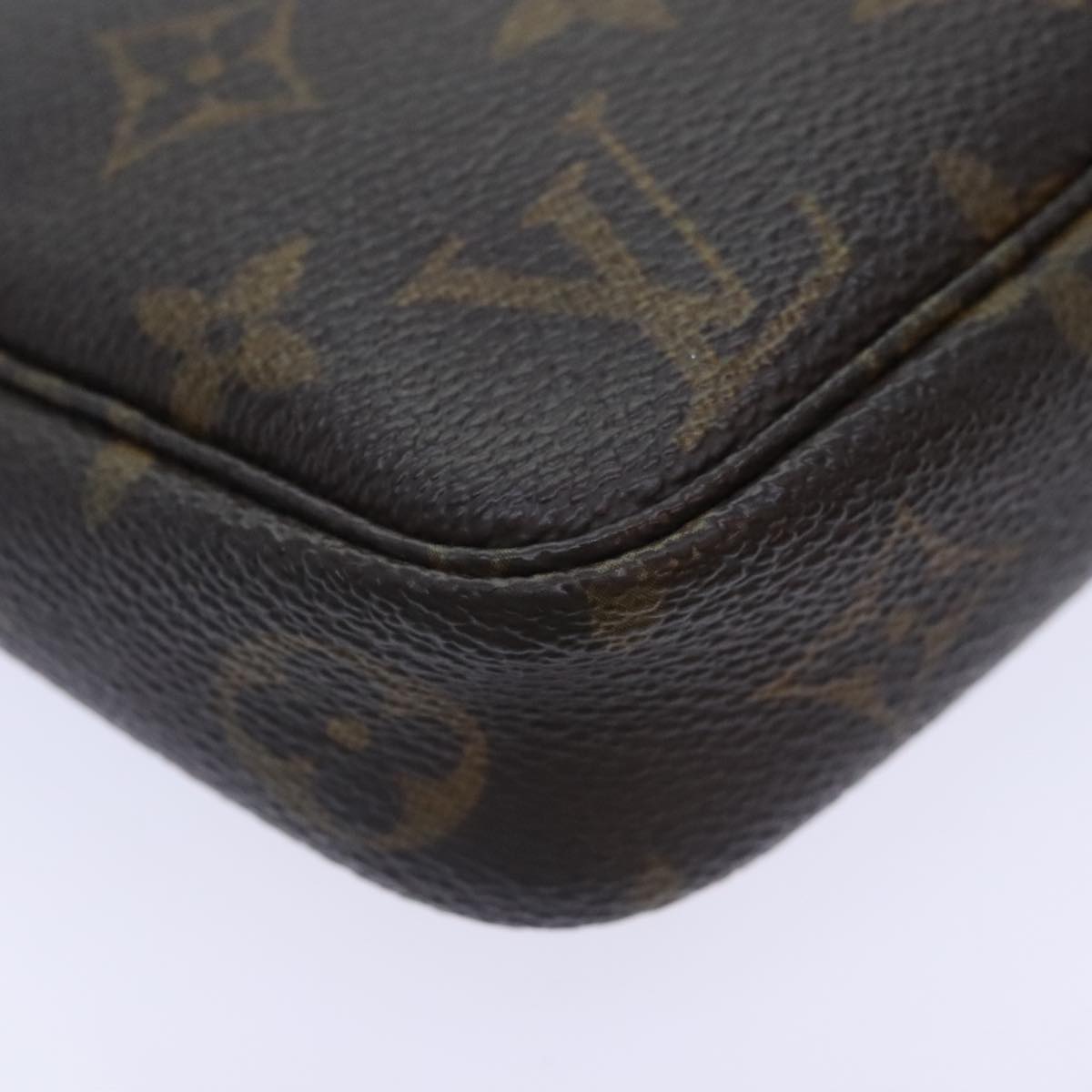 LOUIS VUITTON Monogram Pochette Accessoires Pouch M51980 LV Auth tb1199