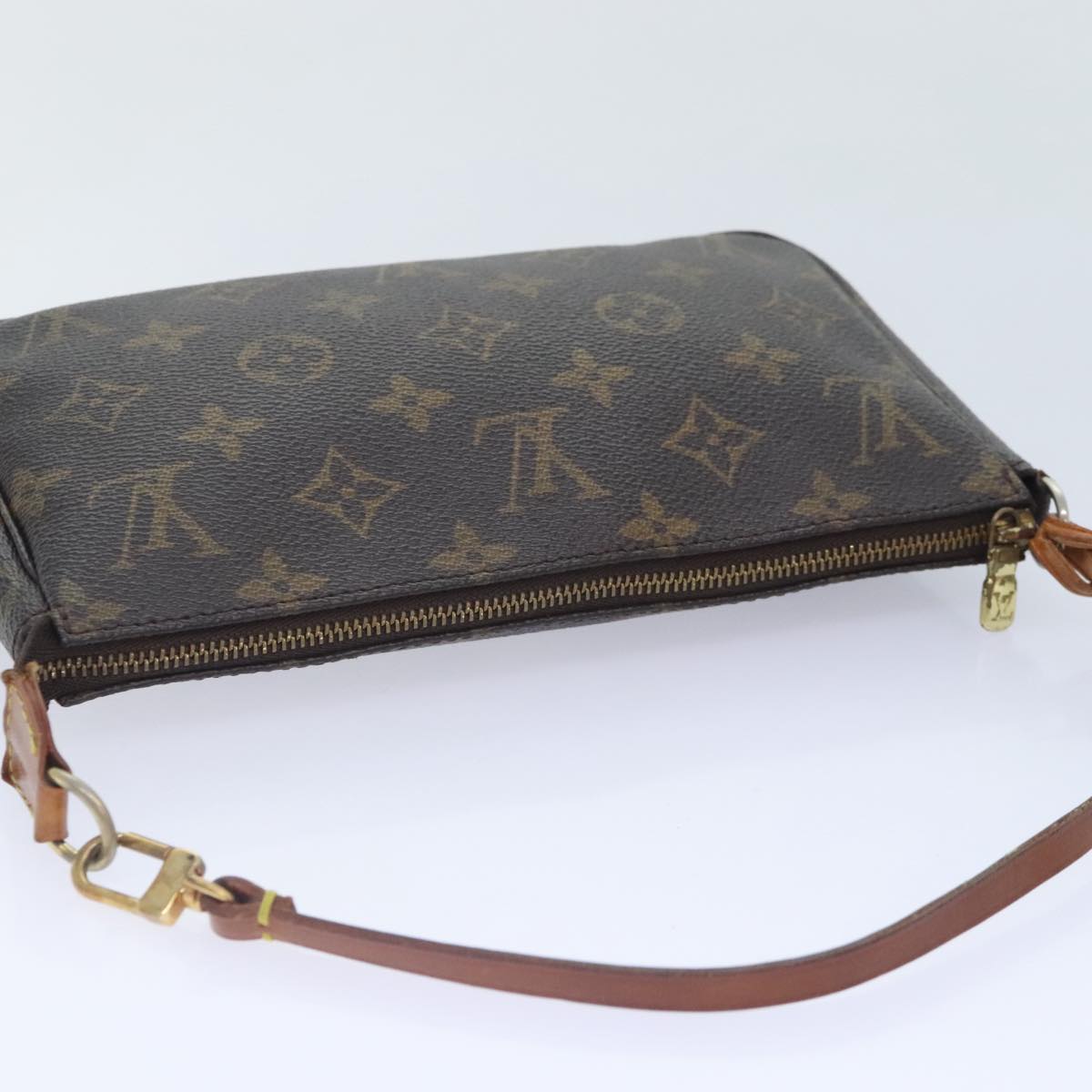 LOUIS VUITTON Monogram Pochette Accessoires Pouch M51980 LV Auth tb1199