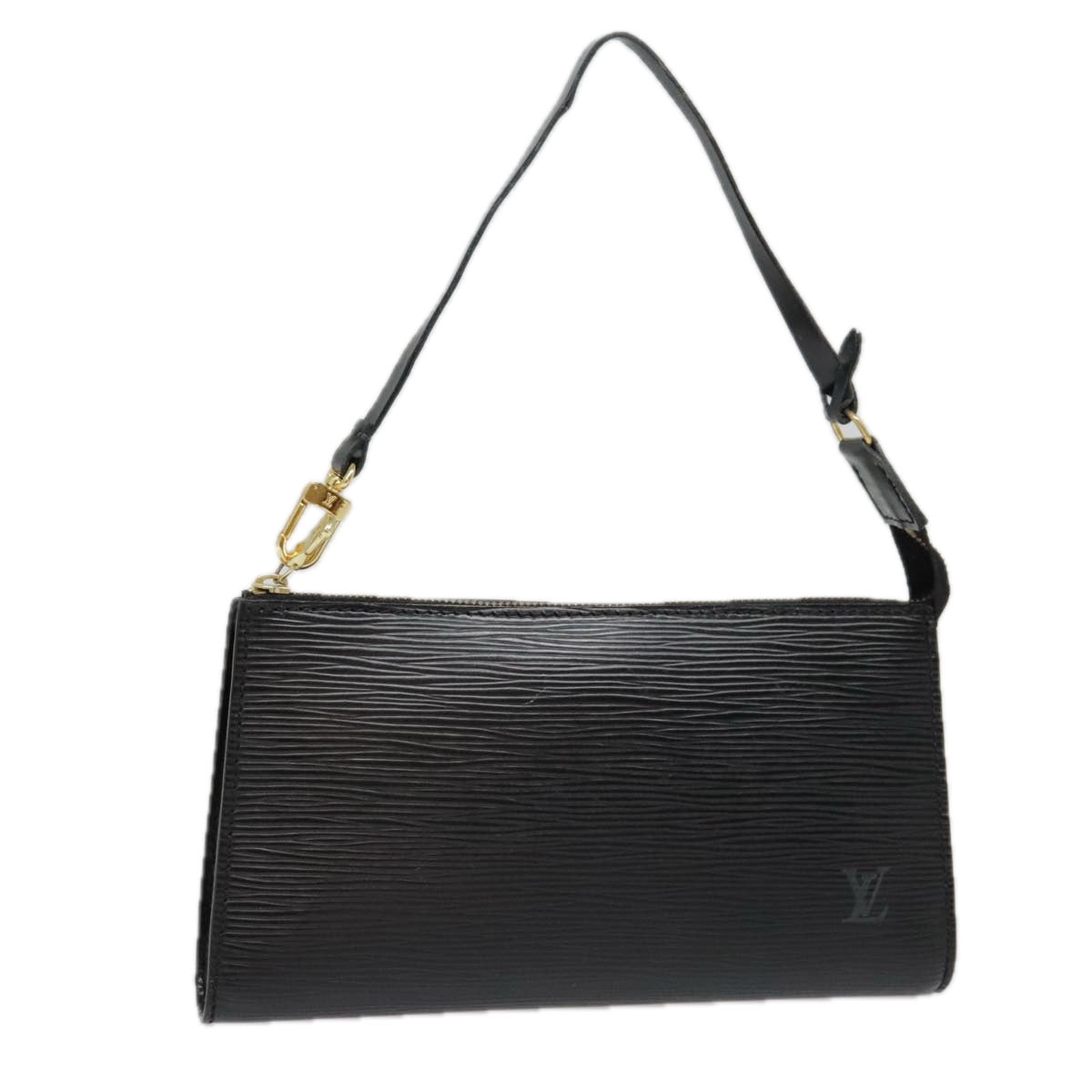 LOUIS VUITTON Epi Pochette Accessoires Pouch Black M52982 LV Auth tb1223