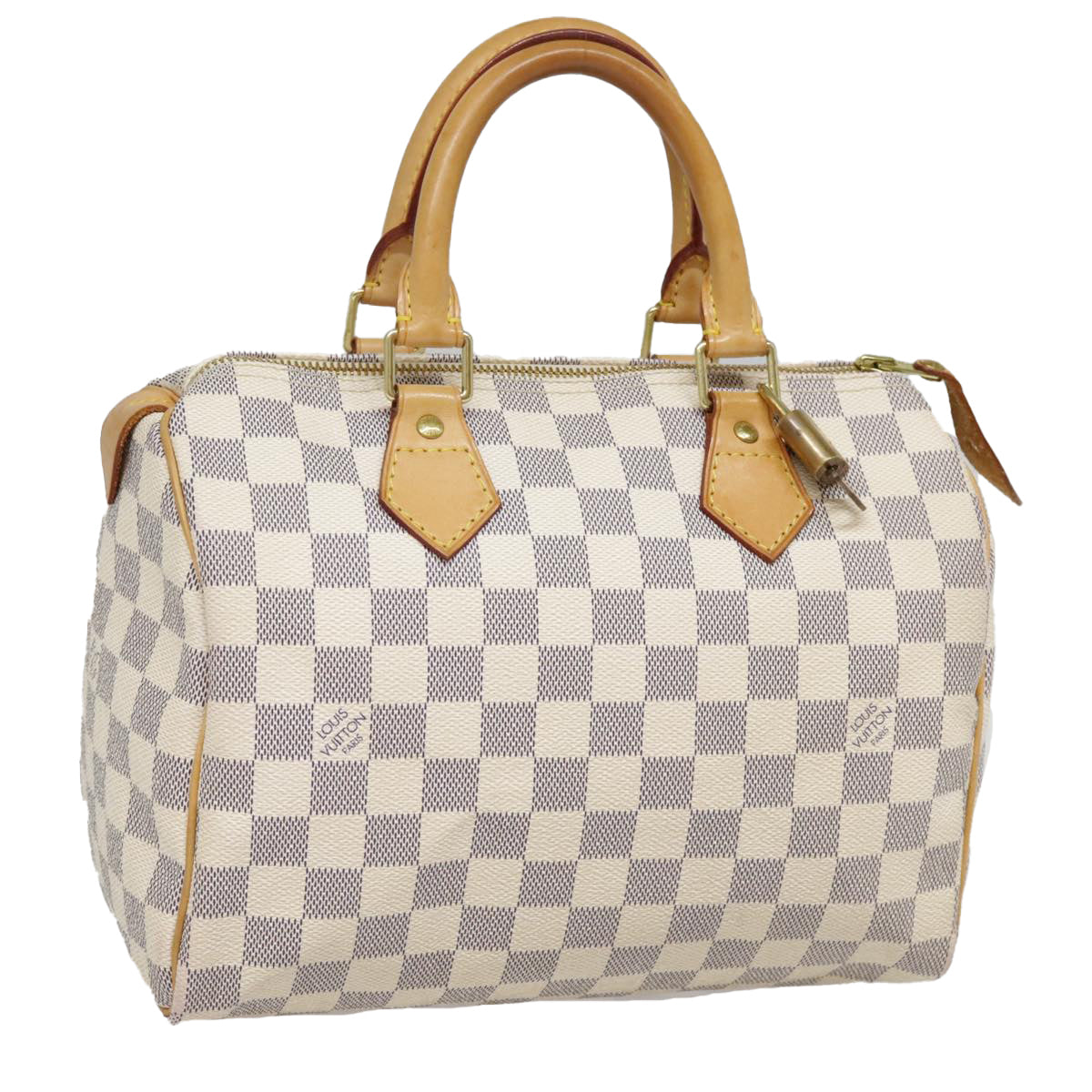 LOUIS VUITTON Damier Azur Speedy 25 Hand Bag N41534 LV Auth tb1229