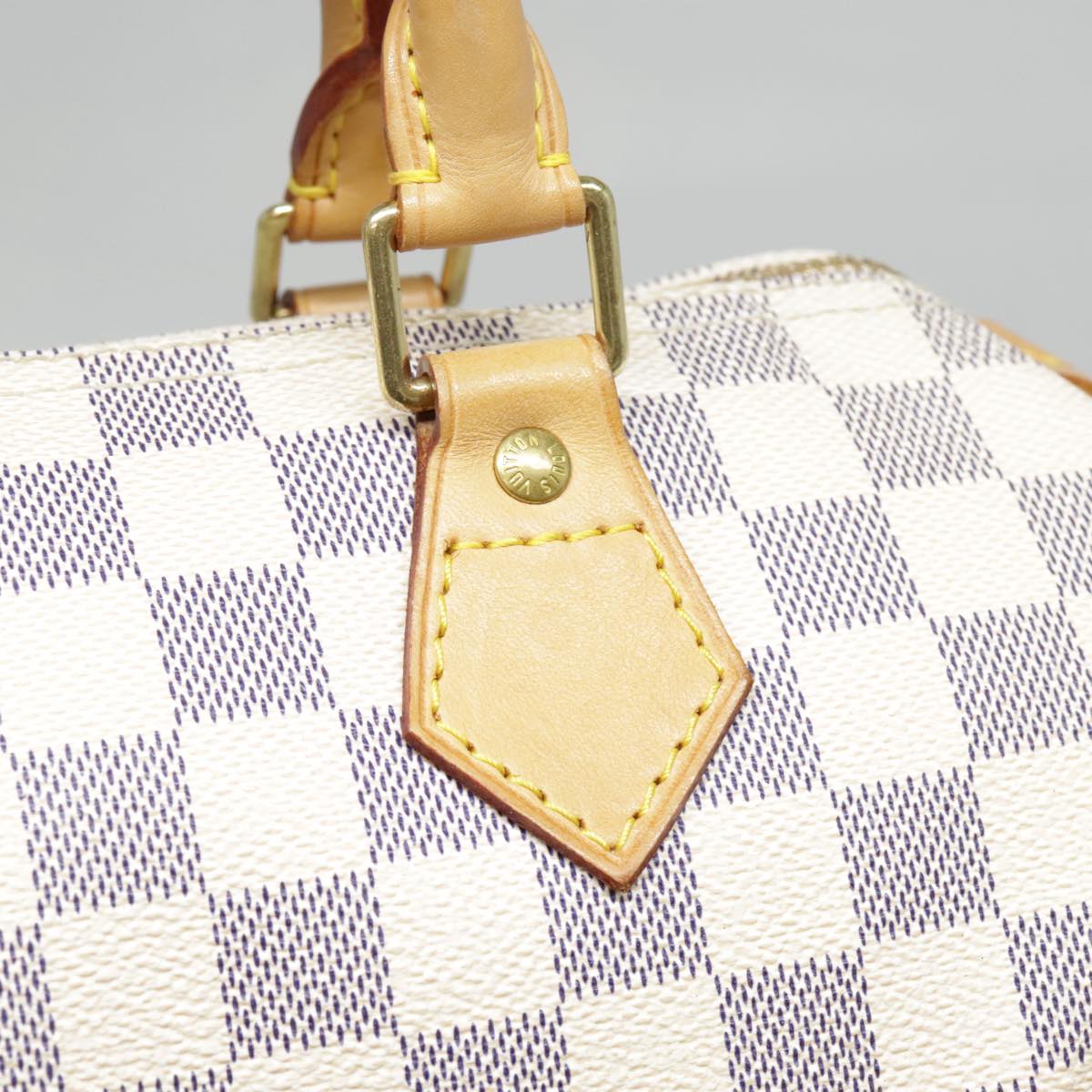 LOUIS VUITTON Damier Azur Speedy 25 Hand Bag N41534 LV Auth tb1229