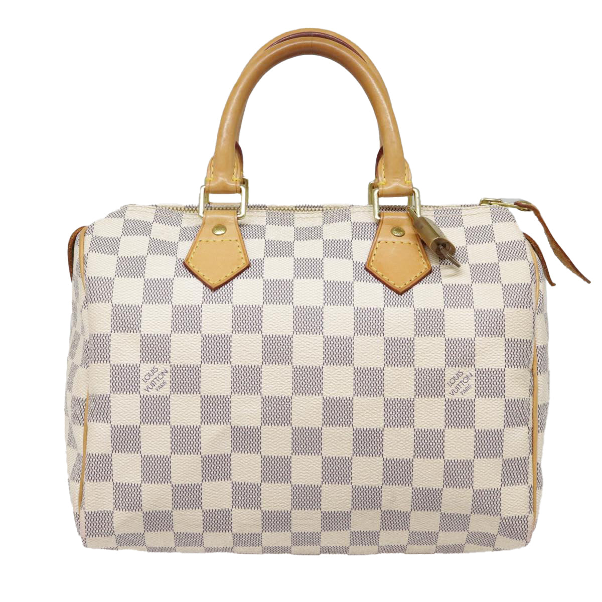 LOUIS VUITTON Damier Azur Speedy 25 Hand Bag N41534 LV Auth tb1229