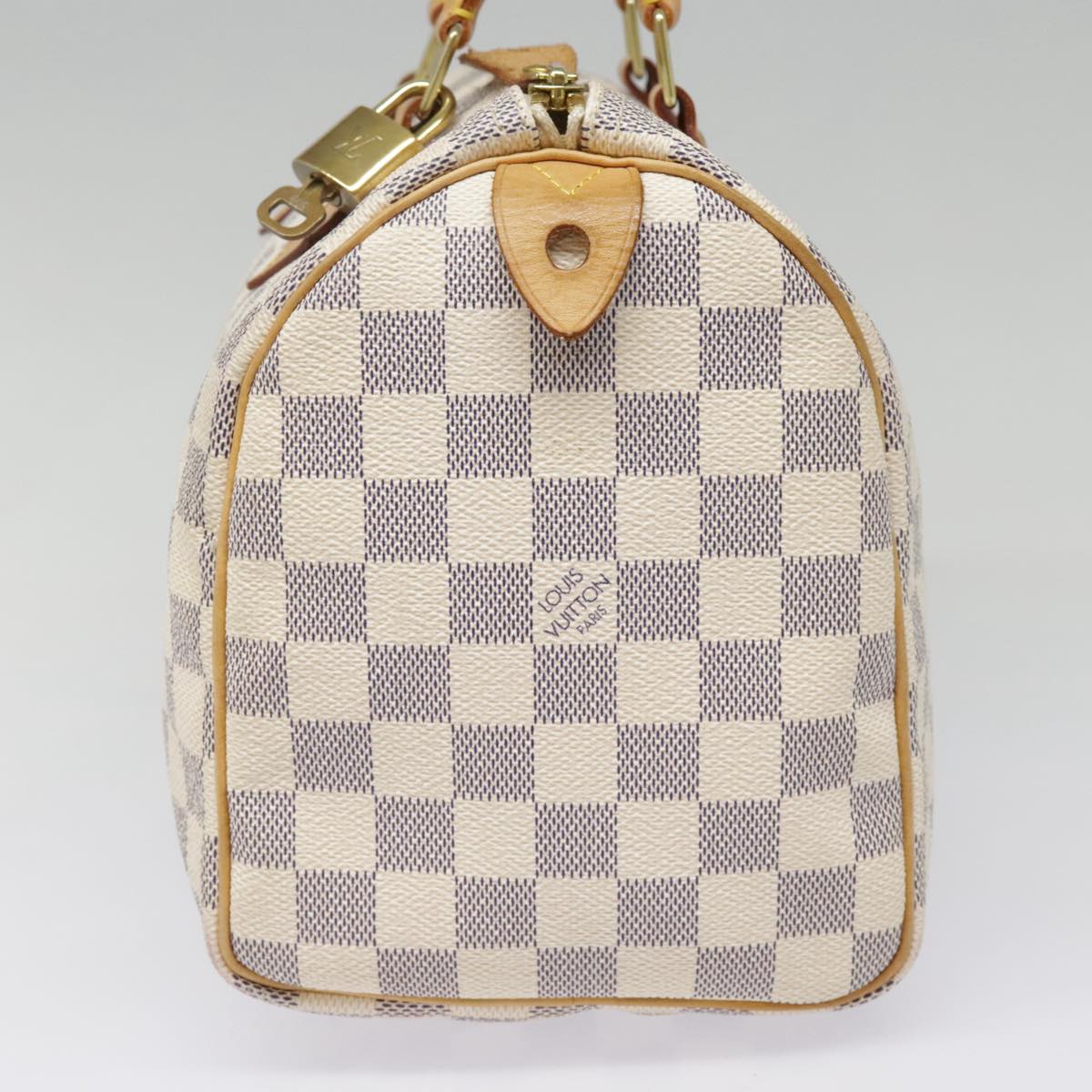 LOUIS VUITTON Damier Azur Speedy 25 Hand Bag N41534 LV Auth tb1229