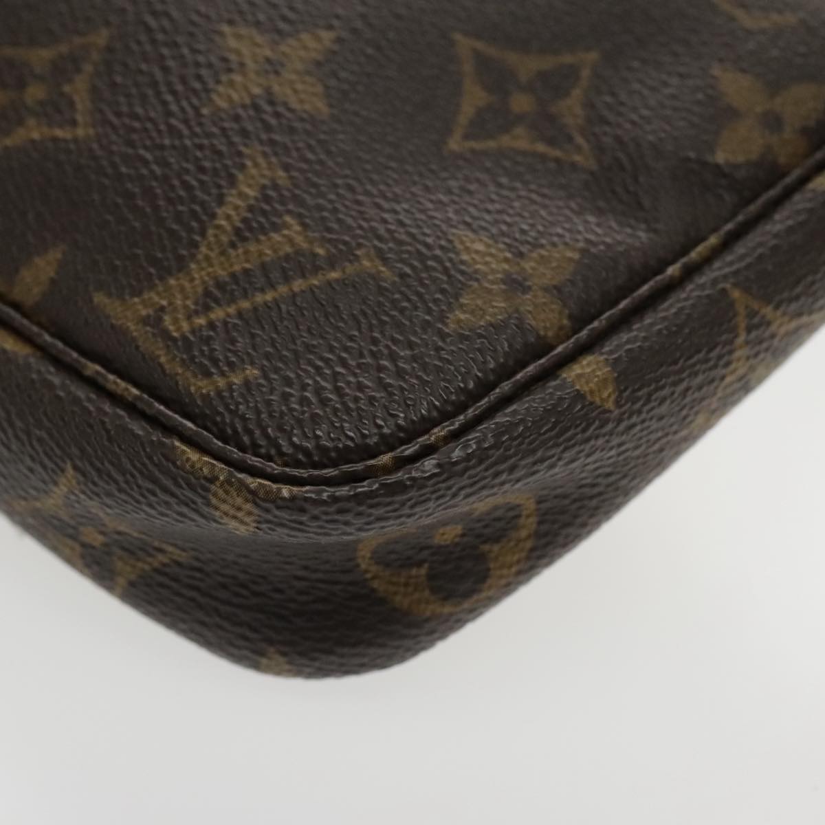 LOUIS VUITTON Monogram Pochette Accessoires Pouch M51980 LV Auth tb1246